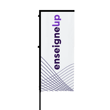 Drapeaux Publicitaires Rectangulaire Enseigneup