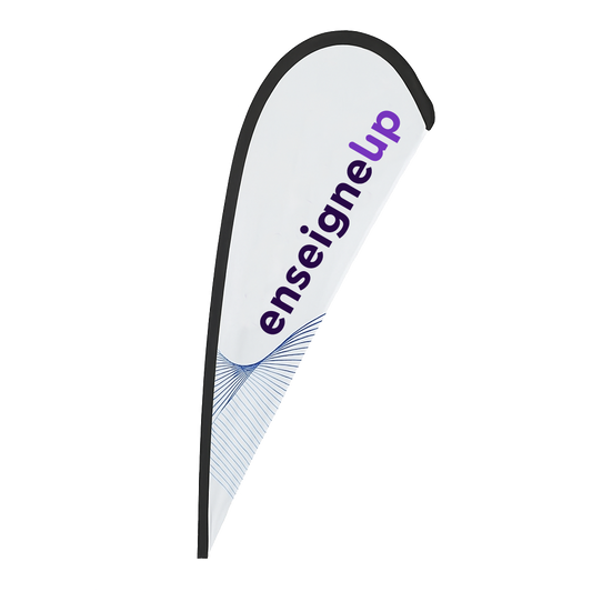 Drapeaux Publicitaires Goutte Enseigneup
