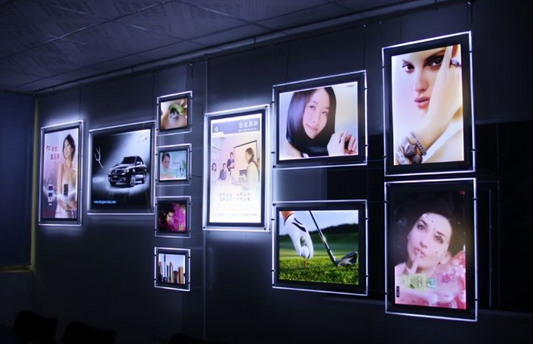 KIT Cadres lumineux- Suspendu Enseigneup