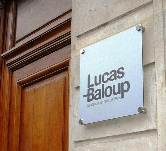 Plaque Commercial Plexiglass Enseigneup