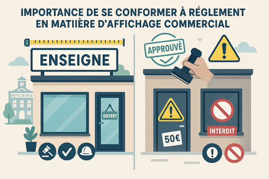 Quelles sont les règlementations pour les enseignes commerciales ?