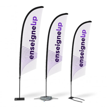 Drapeaux Publicitaires Surf Enseigneup