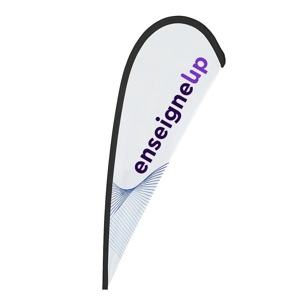 Drapeaux Publicitaires Goutte Enseigneup