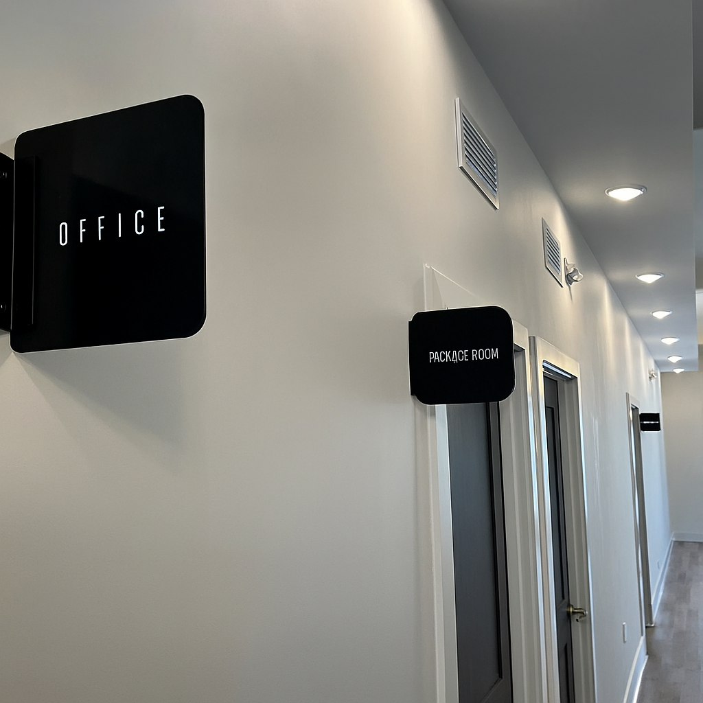 Enseigne Drapeau Eco - Coins arrondis Enseigneup