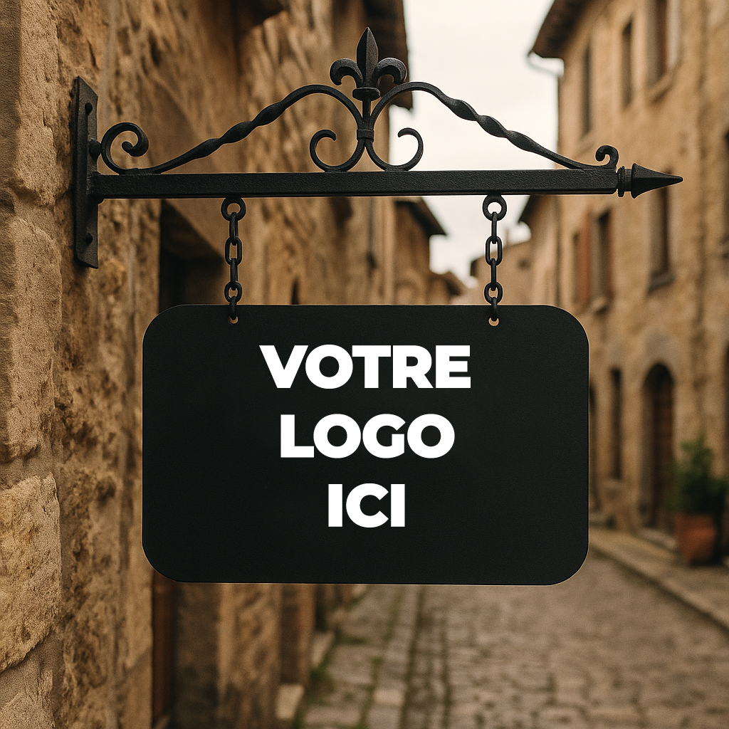 Enseigne drapeau suspendu - Vintage Enseigneup