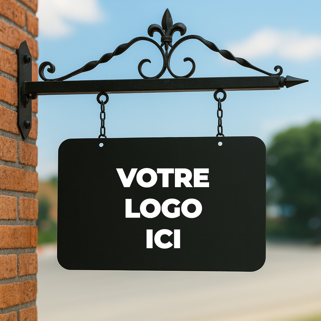 Enseigne drapeau suspendu - Vintage Enseigneup