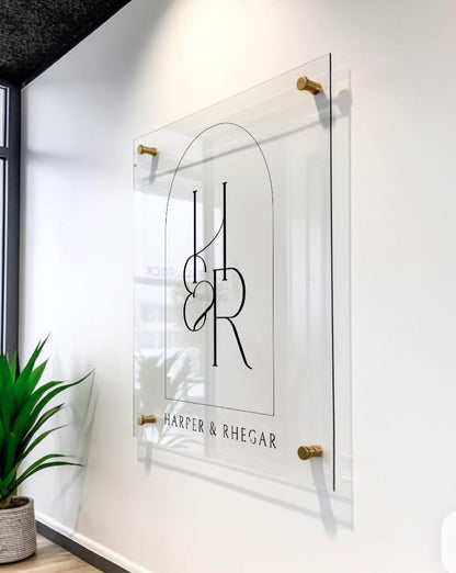 Plaque Commercial Plexiglass Enseigneup