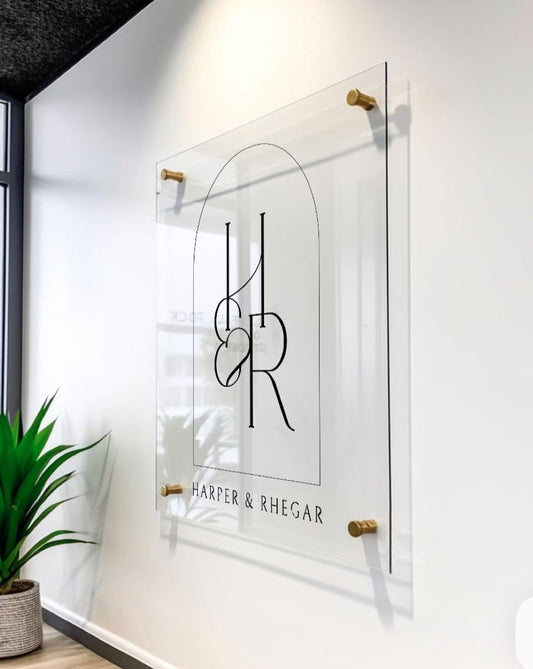 Plaque Commercial Plexiglass Enseigneup