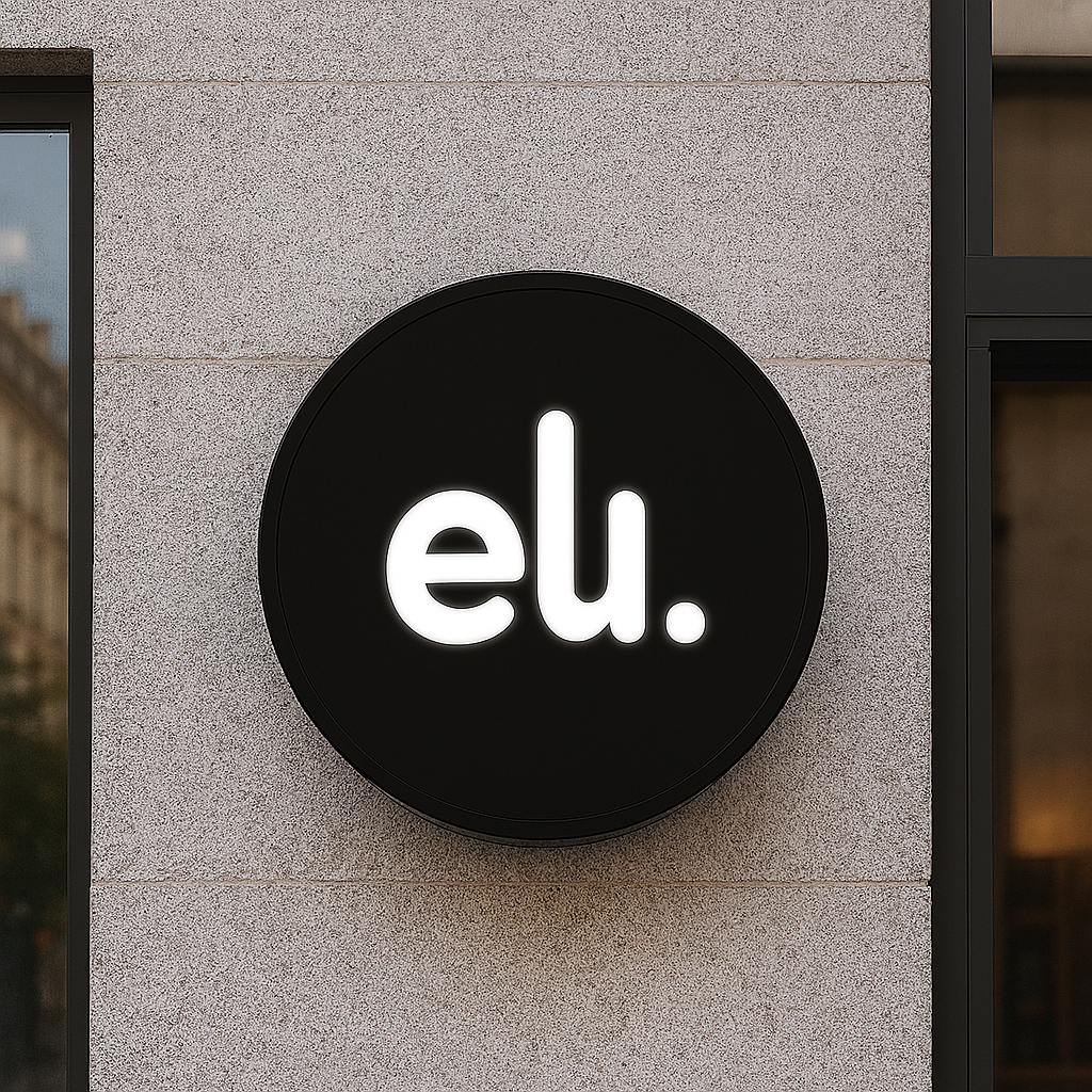 Enseigne Ronde une face Enseigneup